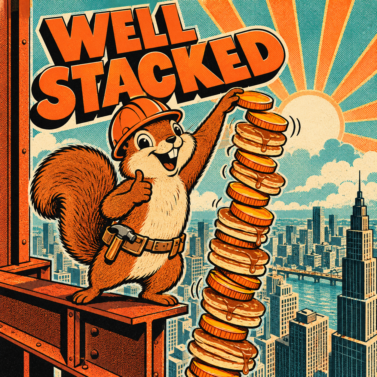 WELL STACKED original meme artwork